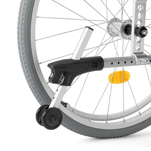 Съемные колесные антиопрокидыватели с упором для сопровождающего лица, регулируемые по высоте